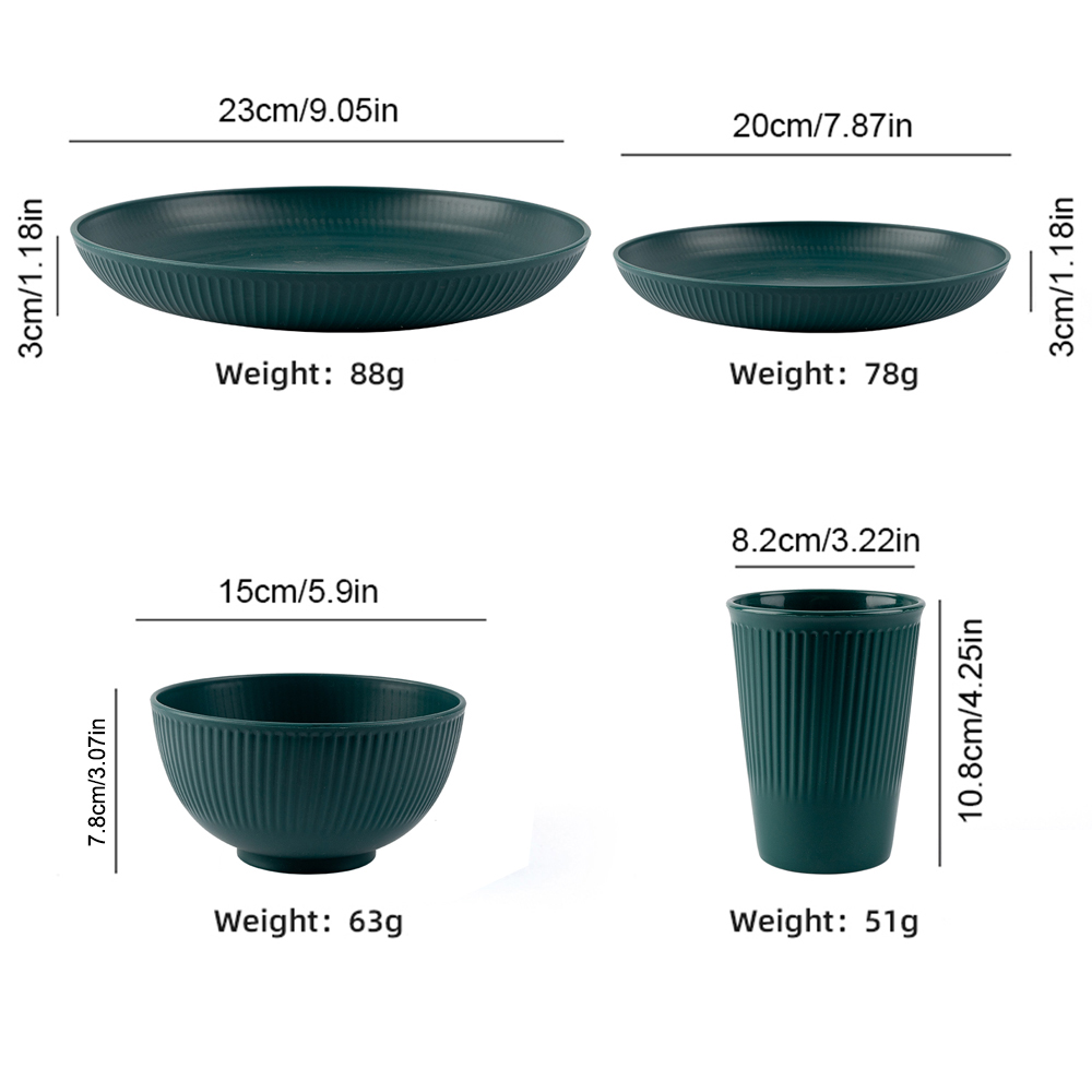 Set di posate colorate in pagl - Camping Cooking And Eating Set recensione e prezzo