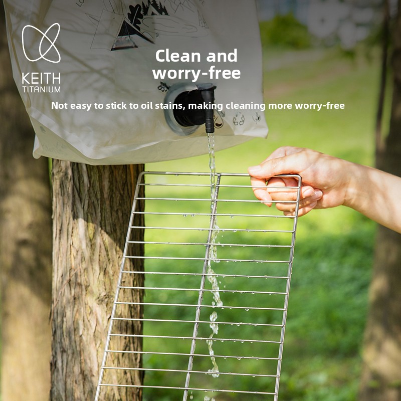 KEITH Rete per Griglia in Tita - Camping Cooking Easy recensione e prezzo