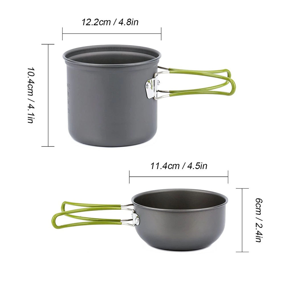 Kit di pentole da campeggio co - Camping Cooking Roll recensione e prezzo