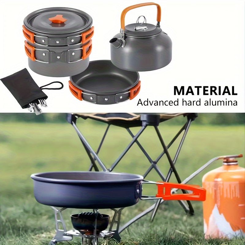 Set di pentole da campeggio in - Camping Cooking Equipment Bag recensione e prezzo